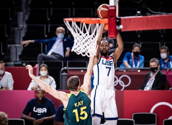 K.Durantas perlaužė rungtynes (FIBA nuotr.)
