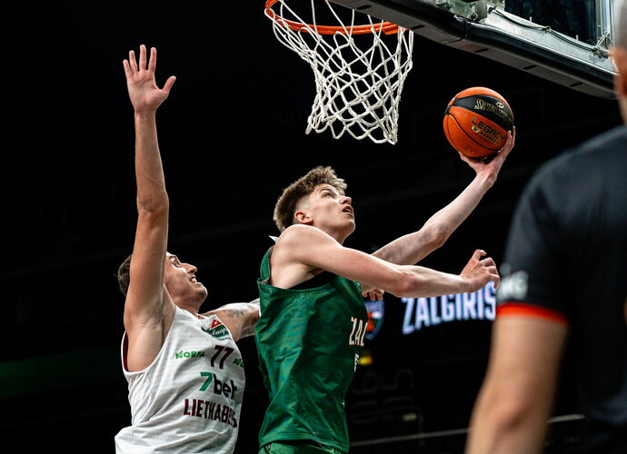 D.Daubaris keliasi į NCAA (Roko Snarskio, Žalgiris.lt nuotr.)