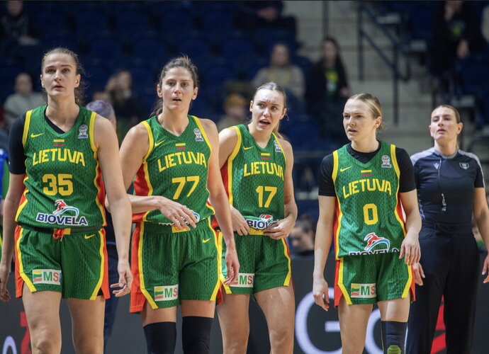 Lietuvos rinktinė įveikė Europos čempiones (FIBA nuotr.)