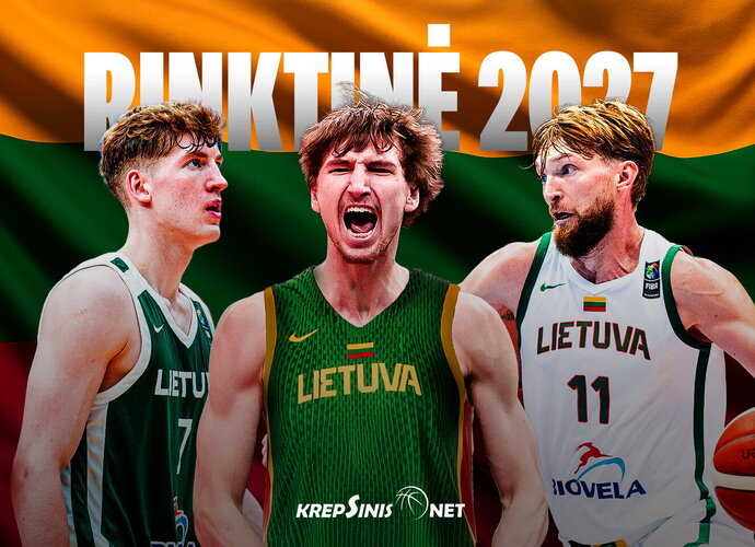 Lietuvos rinktinė pasaulio čempionate gali turėti naują veidą (Krepsinis.net nuotr.)