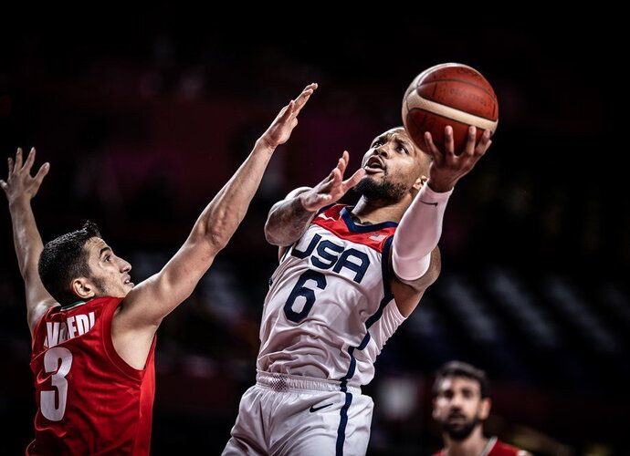 D.Lillardas buvo rezultatyviausias (FIBA nuotr.)