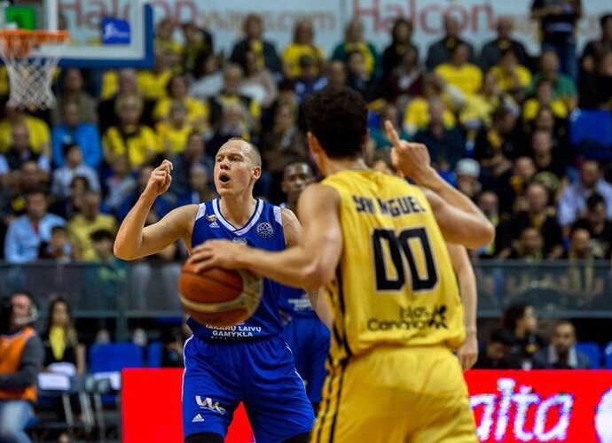 Svečiuose klaipėdiečiams nelengva (FIBA Europe nuotr.)