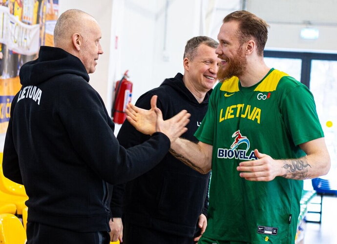 I.Brazdeikis atvyko į rinktinės stovyklą (LKF nuotr.)