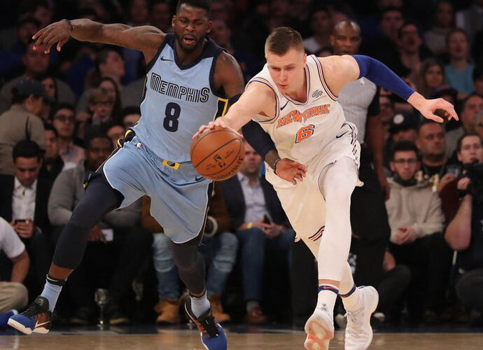 K.Porzingis po traumos grįžo pergalingai(Scanpix nuotr.)