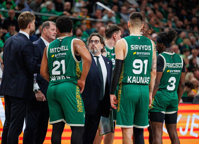 „Žalgiris“ per dešimtmetį pasiekė 143 pergales (BNS nuotr.)