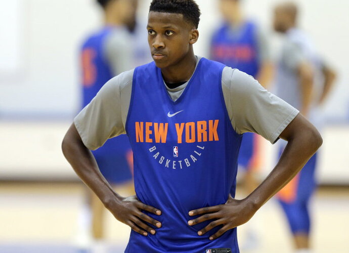 F.Ntilikina sulaukė komandos draugo pagyrų (Scanpix nuotr.)