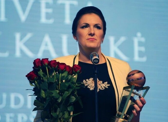 I.Šalkauskė tapo sezono MVP (Foto: Alius Koroliovas)