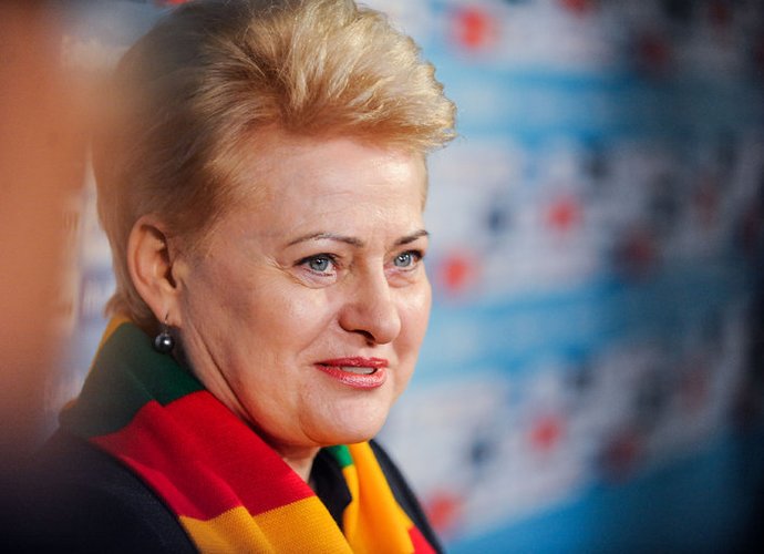 D.Grybauskaitė didžiuojasi Lietuvos krepšininkais (Fotodiena.lt)
