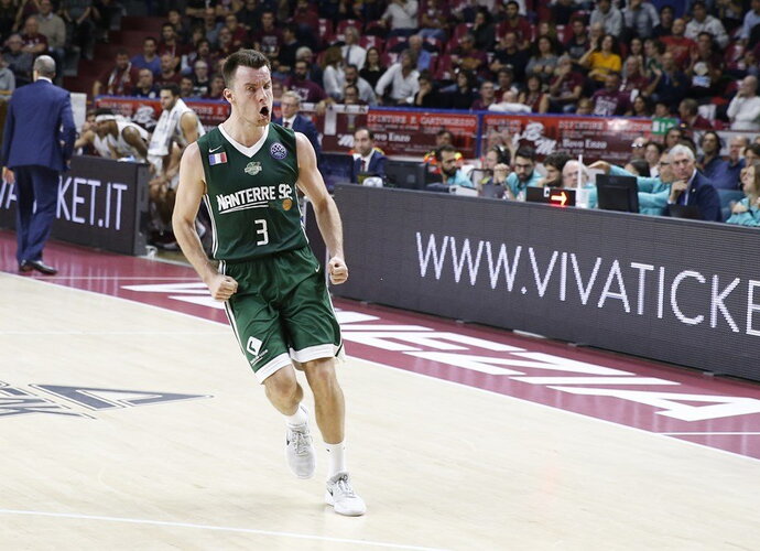 A.Juškevičius ir vėl produktyviai rinko taškus (FIBA Europe nuotr.)