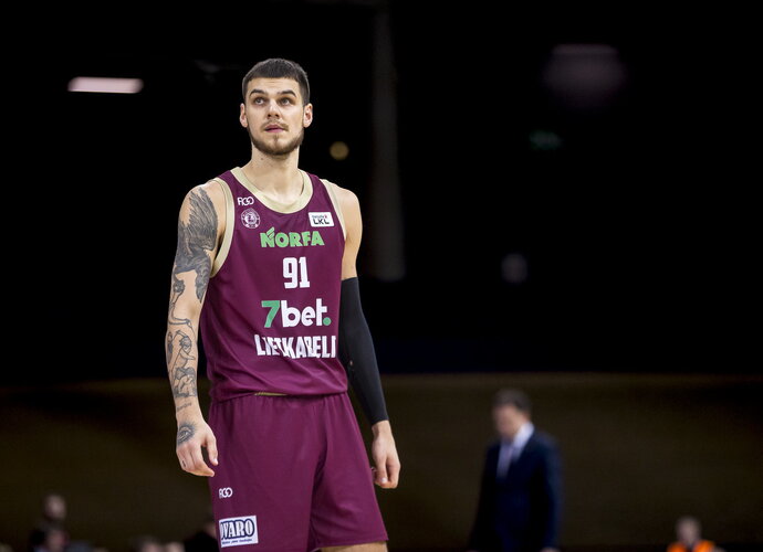 D.Sirvydis sužaidė solidų mačą („Betsafe-LKL“ nuotr.)