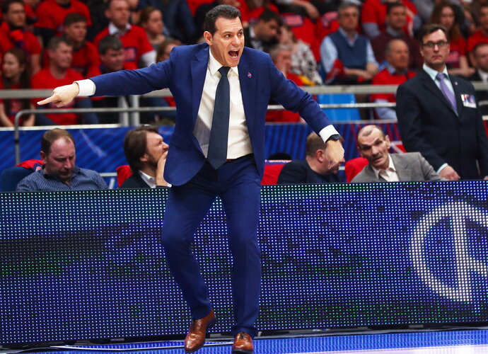 D.Itoudis su CSKA bandys užkariauti Eurolygos viršūnę (Scanpix nuotr.)