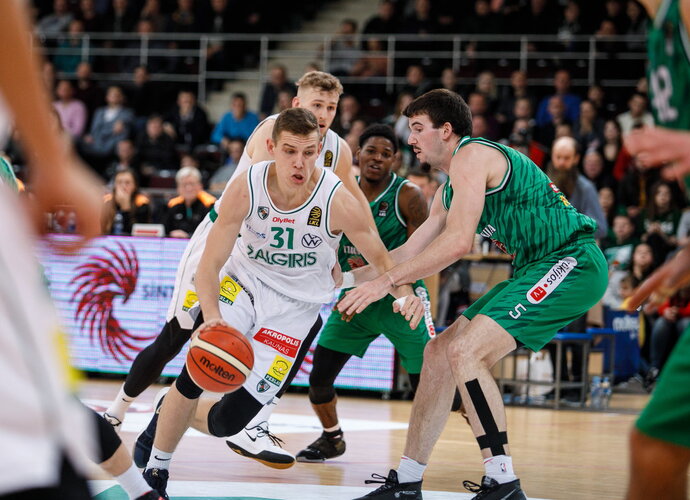 R.Jokubaitis gerai dirigavo komandos žaidimui (BNS nuotr.)