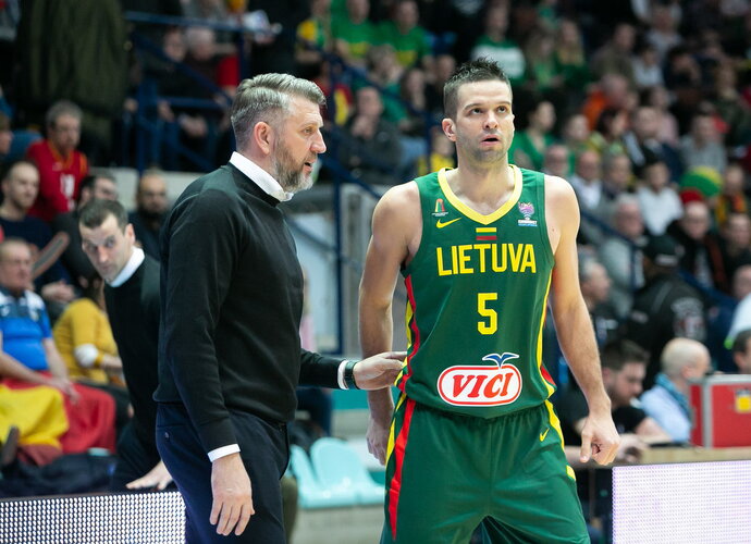 D.Maskoliūnas nukėlė kepurę prieš varžovus (BNS nuotr.)