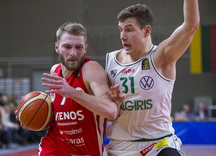 G.Radzevičius šį sezoną tapo vienu iš Utenos komandos lyderių (BNS nuotr.)
