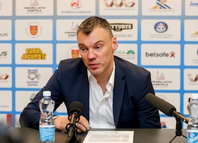 Š.Jasikevičius kalbėjo apie P.Jankūno sveikatą (Matas Baranauskas, Fotodiena.lt)