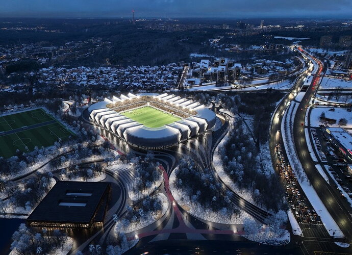 Šalia stadiono išdygs ir krepšinio arena