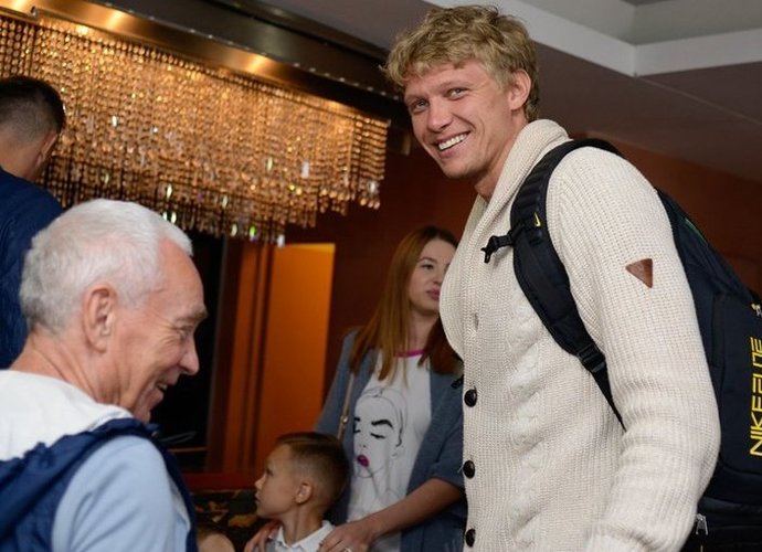 M.Kuzminskas atvyko į Palangą (Fotodiena.lt nuotr.)