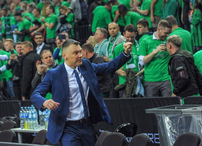 Š.Jasikevičius neslepia žaisdamas „Lietuvos ryte“ šventęs „Žalgirio“ triumfą (Josvydas Elinskas, Fotodiena.lt)