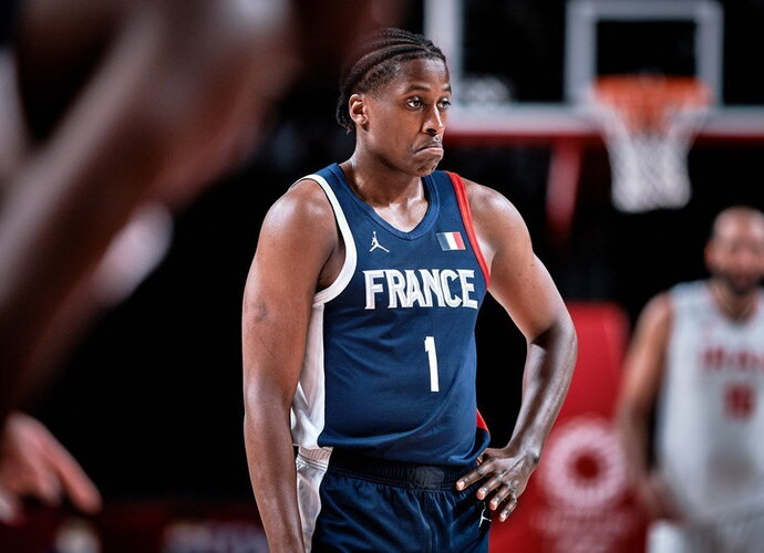 F.Ntilikina palieka rinktinę (FIBA nuotr.)