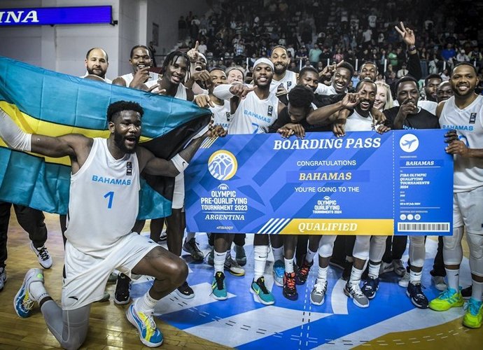 Bahamų rinktinė žengė link olimpiados (FIBA nuotr.)