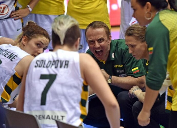 M.Šernius po rungtynių nevengė pajuokauti (FIBA Europe nuotr.)