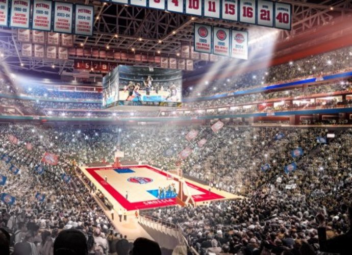 „Pistons“ nuo šiol žais naujausioje NBA arenoje