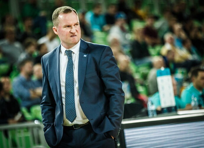 K.Maksvytis nebuvo patenkintas komandos žaidimu (FIBA Europe nuotr.)