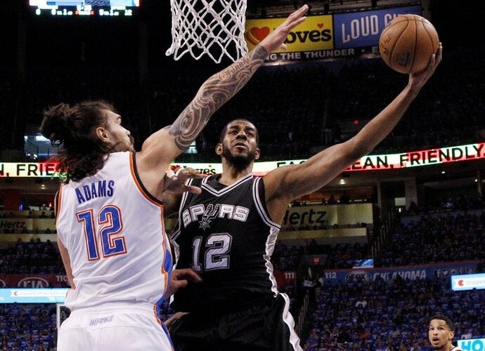 L.Aldridge'as liks San Antonijaus klube (Scanpix nuotr.)