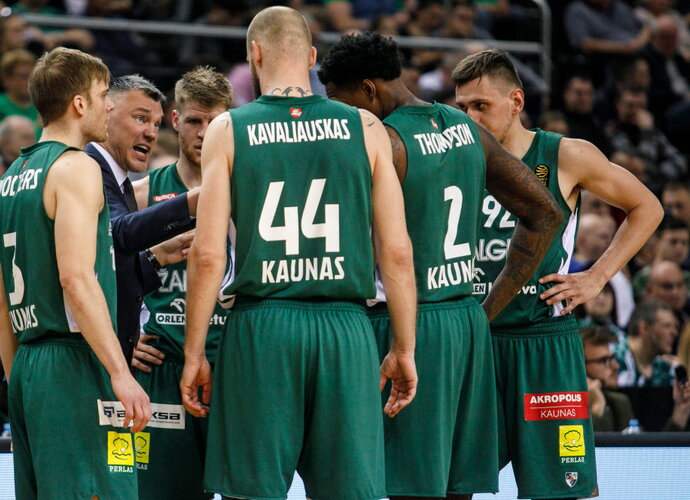 „Žalgiris“ į pirmąją kovą stos antradienį (BNS nuotr.)