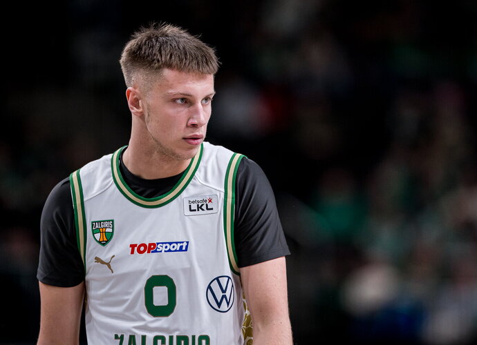 M.Juzėnas atstovaus dvidešimtmečių rinktinei (Foto: Rokas Lukoševičius)