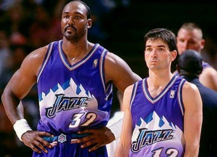 K.Malone'as ir J.Stocktonas kartu kūrė NBA istoriją