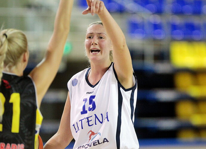 E.Šulčiūtė vedė Utenos ekipą į pergalę (Foto: Augustas Didžgalvis)