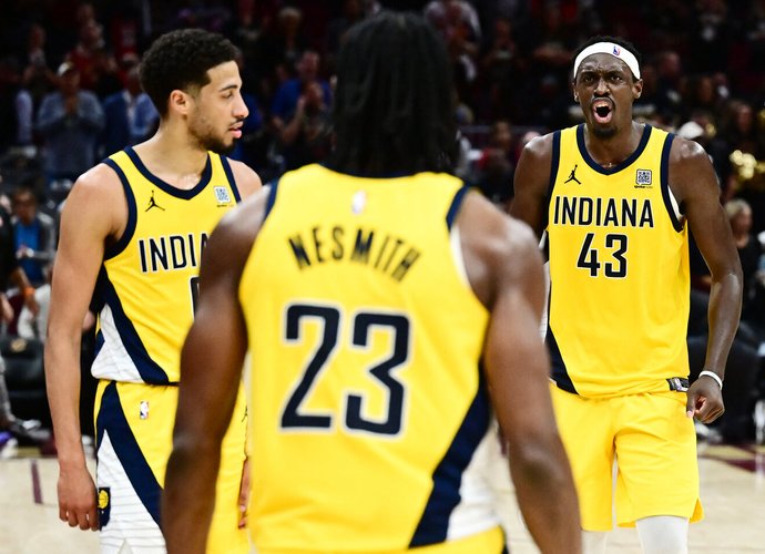 „Pacers“ šventė pergalę (Scanpix nuotr.)