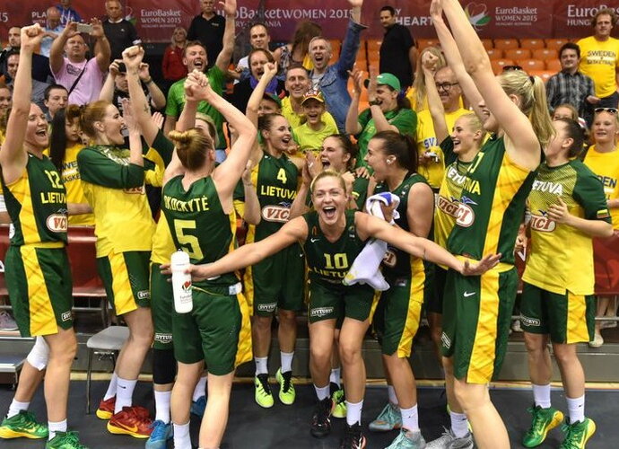 Lietuvės kovos su slovėnėmis ir latvėmis (FIBA Europe nuotr.)