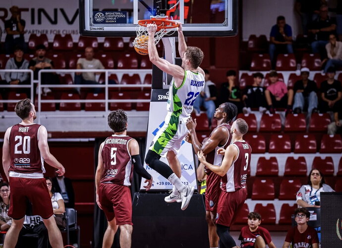 M.Blaževičius fiksavo dvigubą dublį (FIBA nuotr.)