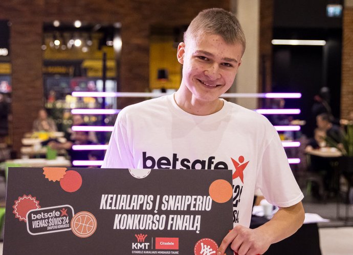 E.Paulauskas laimėjo snaiperio konkursą („Betsafe-LKL“ nuotr.)