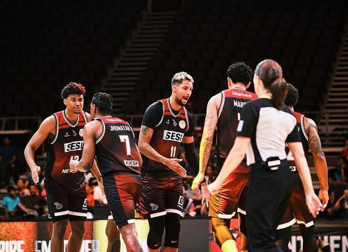 Brazilai triumfuoja (FIBA nuotr.)