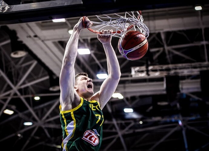 A.Gudaitis pasižymėjo dvigubu dubliu (FIBA nuotr.)