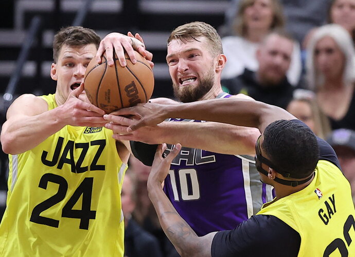 D.Sabonis buvo arti trigubo dublio (Scanpix nuotr.)