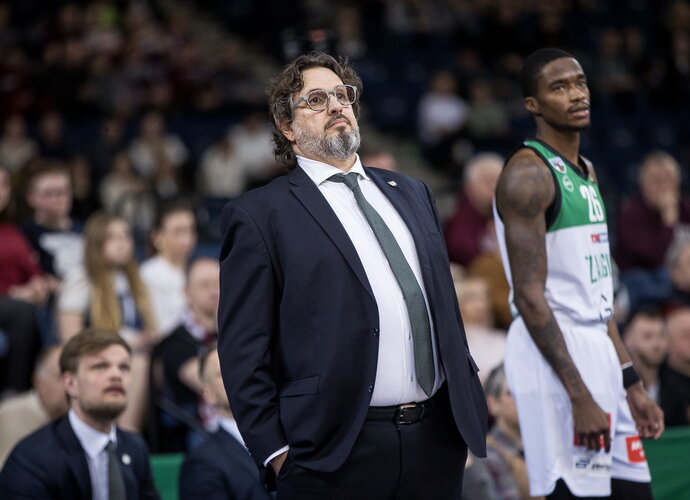 A.Trinchieri apžvelgė paskutiniąsias „Žalgirio“ rungtynes Eurolygoje („Betsafe-LKL“ nuotr.)