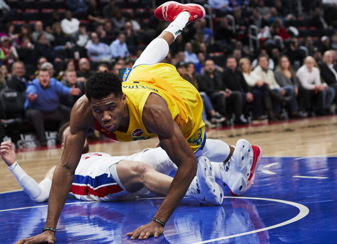 G.Antetokounmpo lemiamu metu tarė savo žodį (Scanpix nuotr.)
