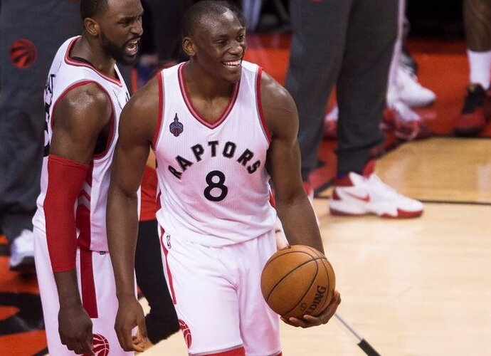 B.Biyombo sieks uždirbti daugiau (Scanpix nuotr.)