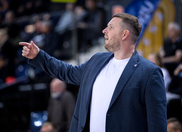 G.Petrauskas apgailestavo dėl auklėtinių parodytos gynybos (Foto: Rokas Lukoševičius)