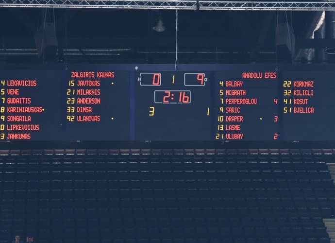 „Žalgiriui“ rungtynės prasidėjo tragiškai (Fotodiena.lt)