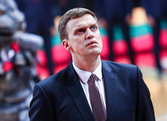 D.Adomaitis džiaugėsi, kad daugiau žaidė jauni krepšininkai (BNS nuotr.)