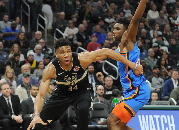 G.Antetokounmpo varžovų negailėjo (Scanpix nuotr.)