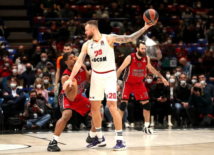 D.Motiejūnas pelnė 6 taškus (Euroleague.net)