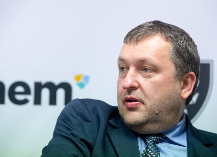 A.Guoga stebi Lietuvos krepšinio įvykius (Fotodiena.lt)