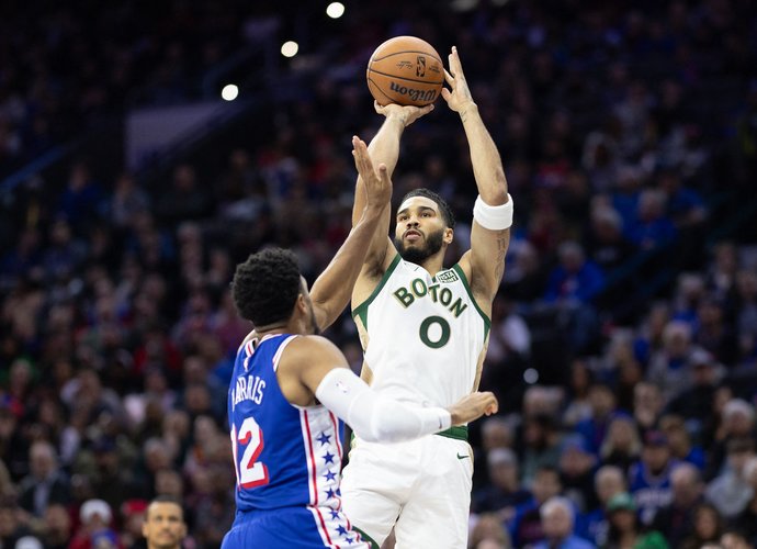 J.Tatumas vedė „Celtics“ į pergalę (Scanpix nuotr.)