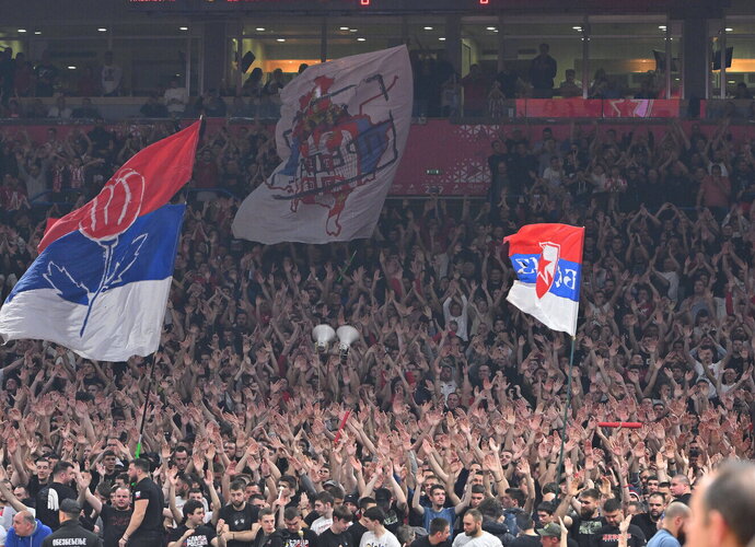 „Crvena Zvezda“ sulaukė baudos (Scanpix nuotr.)